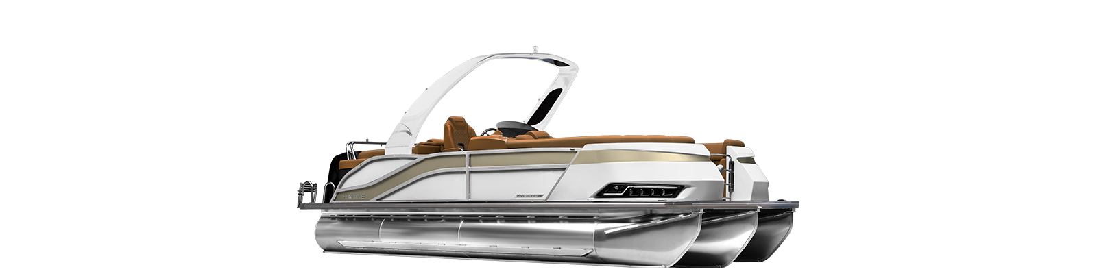Current Harris Grand Mariner pontoon profile