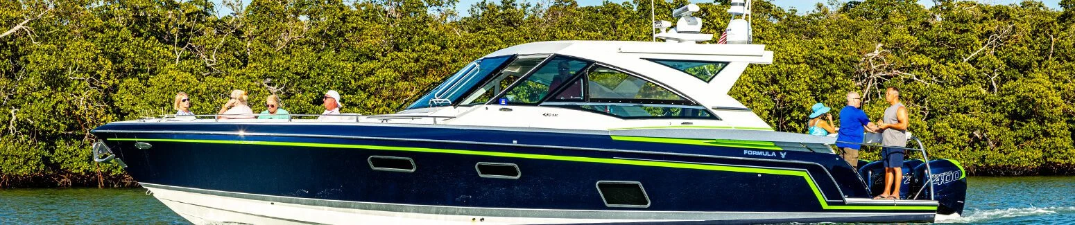 303 marine detailing products and a clean boat interior